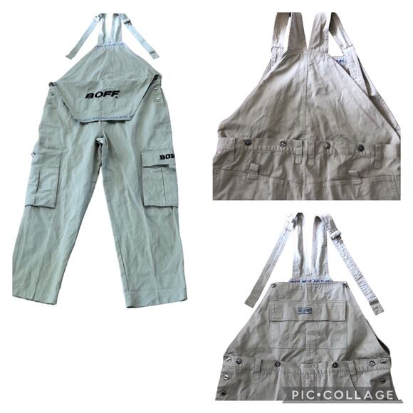 NWOT Vintage BOFF Convertible, dungaree/cargo Streetwear Hip Hop Y2K size 48 - Picture 1 of 12